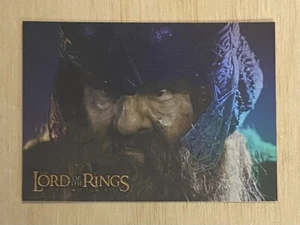 2002 Topps Herr der Ringe Die zwei Türme Prismatic Foil Gimli #8 - Bild 1 von 2
