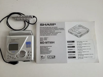 Sharp MD MT99H (S) Portable Minidisc Recorder  - Photo 1/4