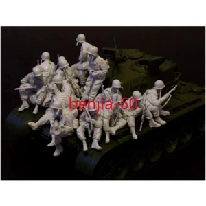1:35 Resin Figures Model US 15 Tank Soldiers (no tank) Unassembled Unpainted New - Picture 1 of 3