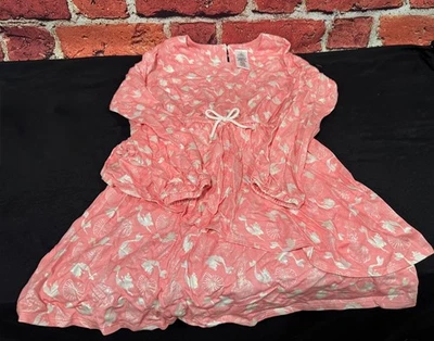 Disney Princess Pink Dress Size Girls 11/12 Long Sleeve Bow Tiered MOS/NwoT/READ - Image 1 of 4