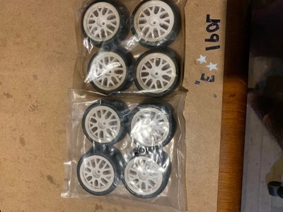 1/10 RC wheels and tires, NEW!! 2 x Set of 4, Hobao, ofna, losi, Tamiya, Mugen - Image 1 of 4