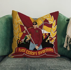 CUSCINO PERSONALIZZATO, IDEA REGALO, AS ROMA, NAPOLI 40X40 CERTIFICATO - Foto 1 di 1