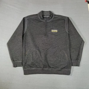 Sudadera Horn Legend Para Hombres 1/4 Cremallera Wooster College Negra XL Peso Pesado Suave - Imagen 1 de 13