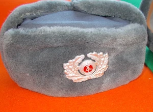 Grösse 56 (M) original DDR ,Nva Volkspolizei Vopo Trapo , Wintermütze ,Bevo,MDI - Bild 1 von 7