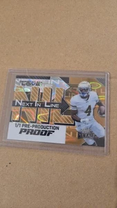 2025 Leaf Metal Pre Production Proof 1/1 Jeremiyah Love Gold Lava NIL Notre Dame - Picture 1 of 4