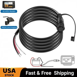 PC 13 Power Cable Replace for Humminbird 720110-1 APEX, XPLORE,MEGA Live 10 Feet - Picture 1 of 18