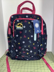 Life Is Good High Sierra Backpack Padded Expandable Beach Theme Navy Bag NWT - Picture 1 of 8