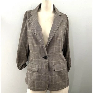 Soho Blazer Damen M leichte karierte Jacke Hahnentritt Fensterscheibe Karriere - Bild 1 von 8