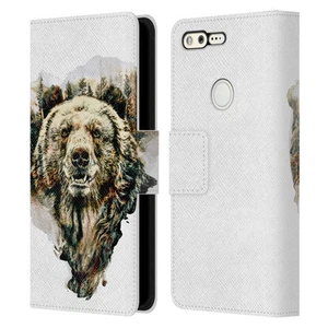 OFFICIAL RIZA PEKER ANIMALS LEATHER BOOK WALLET CASE COVER FOR GOOGLE PHONES - Picture 1 of 18