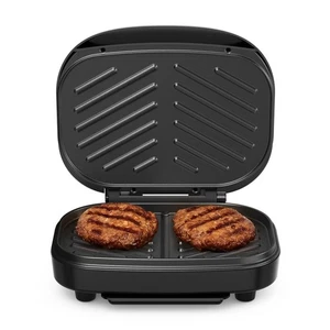 Parrilla interior KitchenSmith 2 hamburguesas negra - Imagen 1 de 5