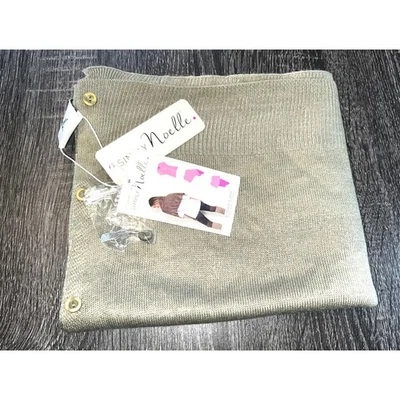 NWT Simply Noelle Bordeaux Button Wrap Shawl Olive/Sage One Size Convertible - Image 1 of 4