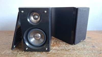 Hitachi AX-M136I Micro Bookshelf Hi-Fi Stereo Speakers 50w 4ohm Tested & Working - Image 1 of 4