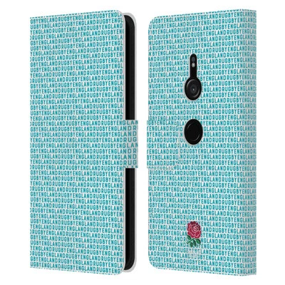OFFICIAL ENGLAND RUGBY UNION HISTORY LEATHER BOOK WALLET CASE FOR SONY PHONES 1 - Image 1 of 4