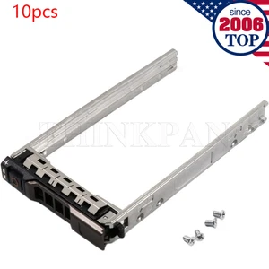 10Pcs 2.5" Drive Tray Caddy for Dell PowerEdge R720 R730 R730XD R430 R620 T420 - Picture 1 of 4