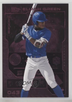 2023 Skybox Metal Universe Champions Pink FX /75 Elijah Green #043 - Image 1 of 2