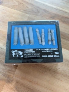 VER0703 120mm Verlinden 15cm Nebelwerfer Rockets & Containers - Picture 1 of 2