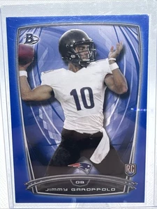 Jimmy Garoppolo 2014 Bowman azul #R105 radiocontrol novato #/499 *san francisco 49ers* - Imagen 1 de 4