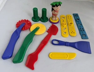 Play Doh Lot Dough Accessories Tools 11 pieces Lilo & Stitch Cutter Fun Factory - Picture 1 of 6