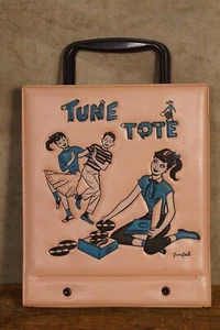 Vintage 1950's Ponytail Tune Tote 45 rpm Record Holder - Picture 1 of 5