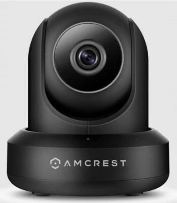 Black AmCrest UltraHD 2K 3MP WiFi Video Security Baby IP Camera 859084006282 - Image 1 of 4