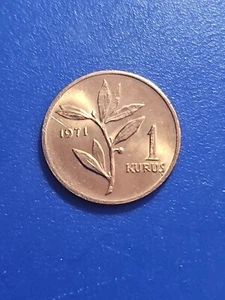 TURKEY 1 Kurkey 1971 COIN (KM.#895a) - Picture 1 of 2