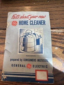 GENERAL ELECTRIC Facts Instruction Booklet Model AVC-815 Apr. 1952 - Bild 1 von 5