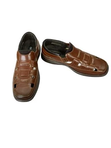 Stacy Adams Mens Brown Fisherman Sandals 9M Casual Summer shoes - Picture 1 of 13