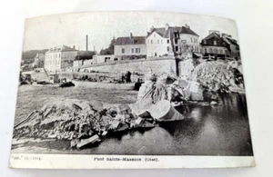 WW1 France Pont Sainte Maxence 1914 Postcard RPPC Unposted - Picture 1 of 2
