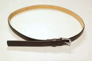 scanlan theodore thin brown leather belt…size medium…vgc... - Picture 1 of 3