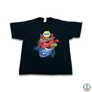Vintage Y2K Napa Monte Carlo T Shirt Mens XL Black NASCAR Racing Graphic Tee - Picture 1 of 6