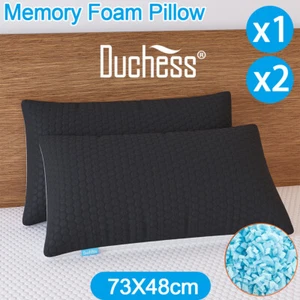 Duchess Premium Bamboo Shredded Cool Gel Memory Foam Bed Pillow Hypoallergenic - Picture 1 of 11
