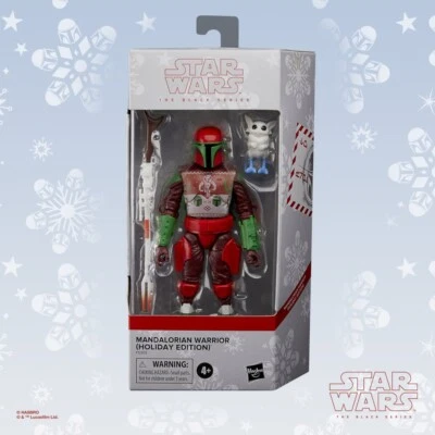 Hasbro Star Wars Black Series Mandalorian Warrior (Holiday Edition) Neu & OVP