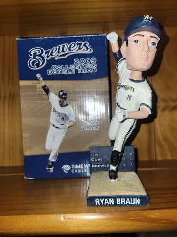 2009 MILWAUKEE BREWERS RYAN BRAUN SGA BOBBLEHEAD ~ NIB Cover