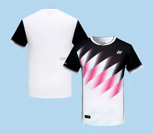 YONEX 25S/S Men's Badminton T-Shirts Sports Training Top Tee Black NWT 251TS029M - Picture 1 of 7