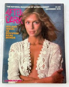 After Dark Magazin Dezember 1976 Lauren Hutton Cover, Urlaubsausgabe - Bild 1 von 6