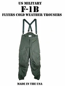 Lot of (2) USGI USAF F-1B Flyer's / Pilot's Cold Weather Overall Bib's  Size 36L - Picture 1 of 4