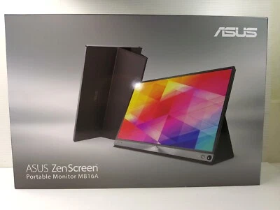 Asus ZenScreen MB16A 16" Portable Monitor TESTED WORKING  - Image 1 of 4