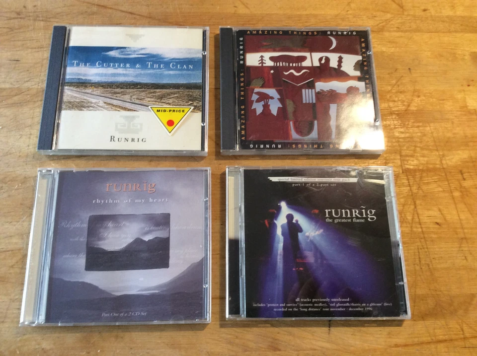 Runrig [4 CD] The Greatest Flame Amazing Things Rhythmn Of My Heart Cutter Clan - Bild 1 von 1
