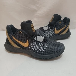 Nike Kyrie Flytrap 2 basketball shoes black/gold mens 8.5 - Picture 1 of 6
