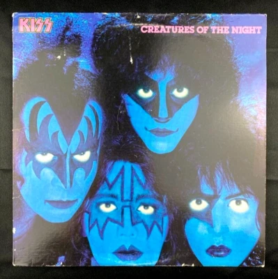 Kiss Creatures of the Night vinyl record LP Ace Frehley 80s Classic Rock NM M- - Image 1 of 4