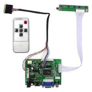 HD VGA 2AV LCD driver board work for 7inch 10.1inch 1280x800 40Pin LCD panel - Picture 1 of 4