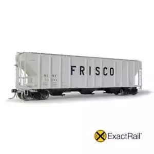ExactRail HO PS-2CD 4427 Covered Hopper Frisco Car Number SLSF 81223 New - Picture 1 of 6