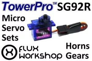 TowerPro SG92R Digital Micro Servo Motor Set 2.5kg/cm 4.8V 180 JR Flux Workshop - Picture 1 of 9