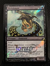 Shriekmaw (FOIL Lorwyn Black Uncommon MAGIC THE GATHERING MTG CARD)