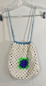 Bolso de Bolso de Mercado de Crochet Hecho a Mano Boho Shabby Chic Granja - Imagen 1 de 4