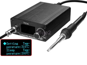 New 110V 220V OLED Digital Soldering Iron Station & T12 Tip Handle Controller - Picture 1 of 4