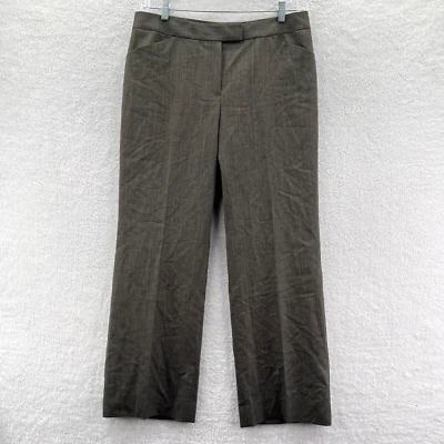 Pantalones de vestir Studio 148 para mujer 12 grises 34x30 pantalones de pierna ancha trabajo plisado Foto 1 de 4