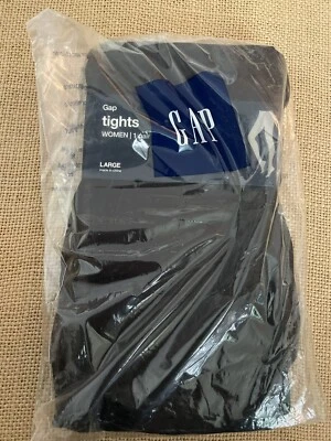 ¡¡¡NUEVO!!! Medias GAP Negras Nylon Spandex Transparente GRANDES NUEVAS CON ETIQUETAS Foto 1 de 3