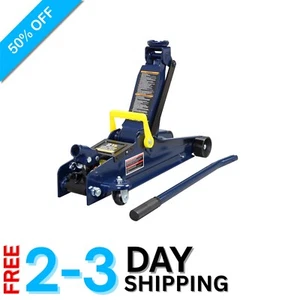 Blue 2.5 Ton Hydraulic Trolley Jack with Safety Valve and Easy Maneuverability - Picture 1 of 8