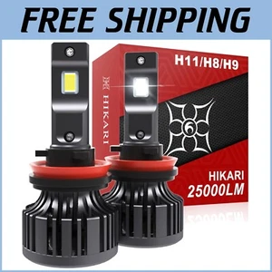Upgraded 25000LM LED Fog Light Bulbs - H11/H8/H9 with Easy Installation - Picture 1 of 8